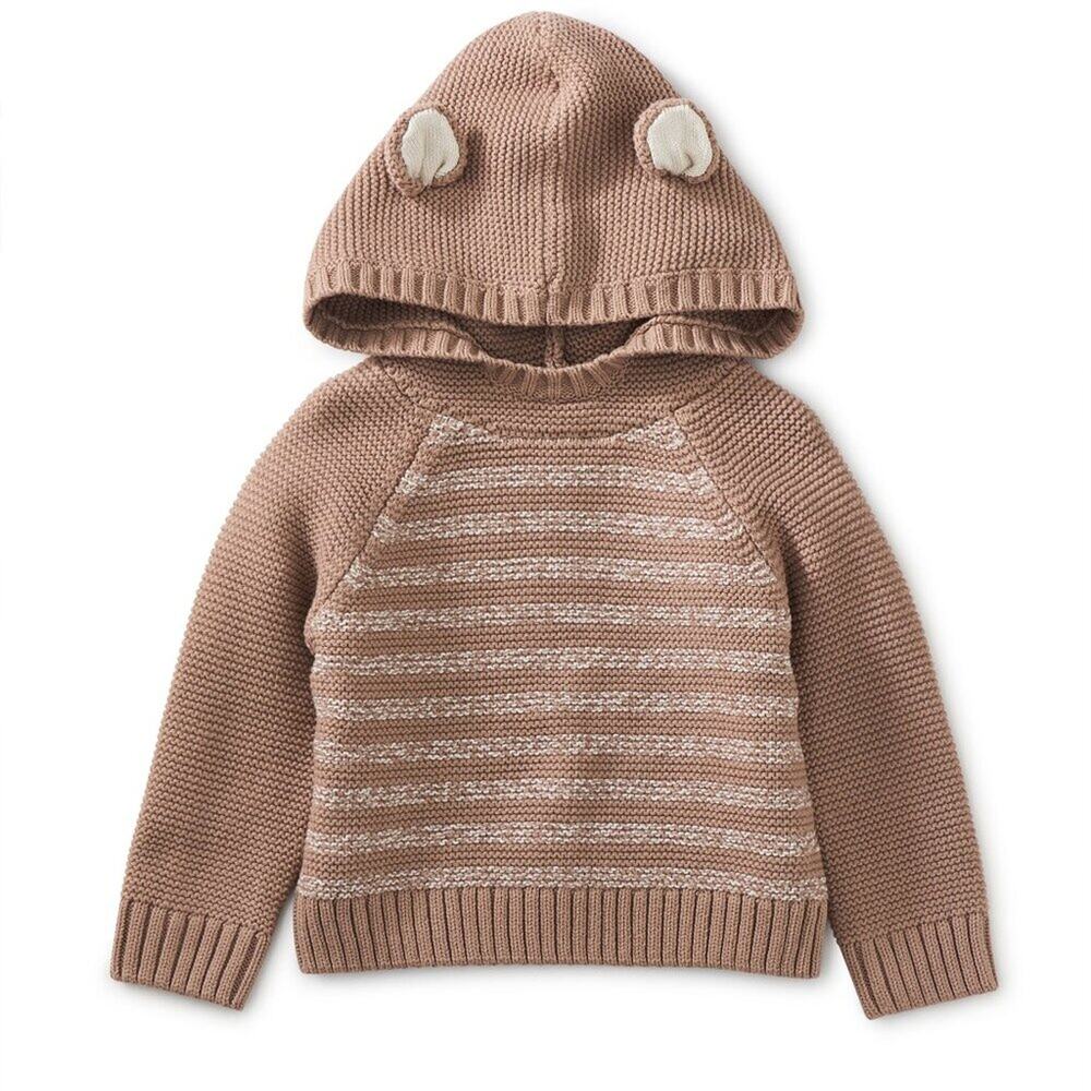 Tea Collection Bear Ears Baby Sweater, 3T - NWT